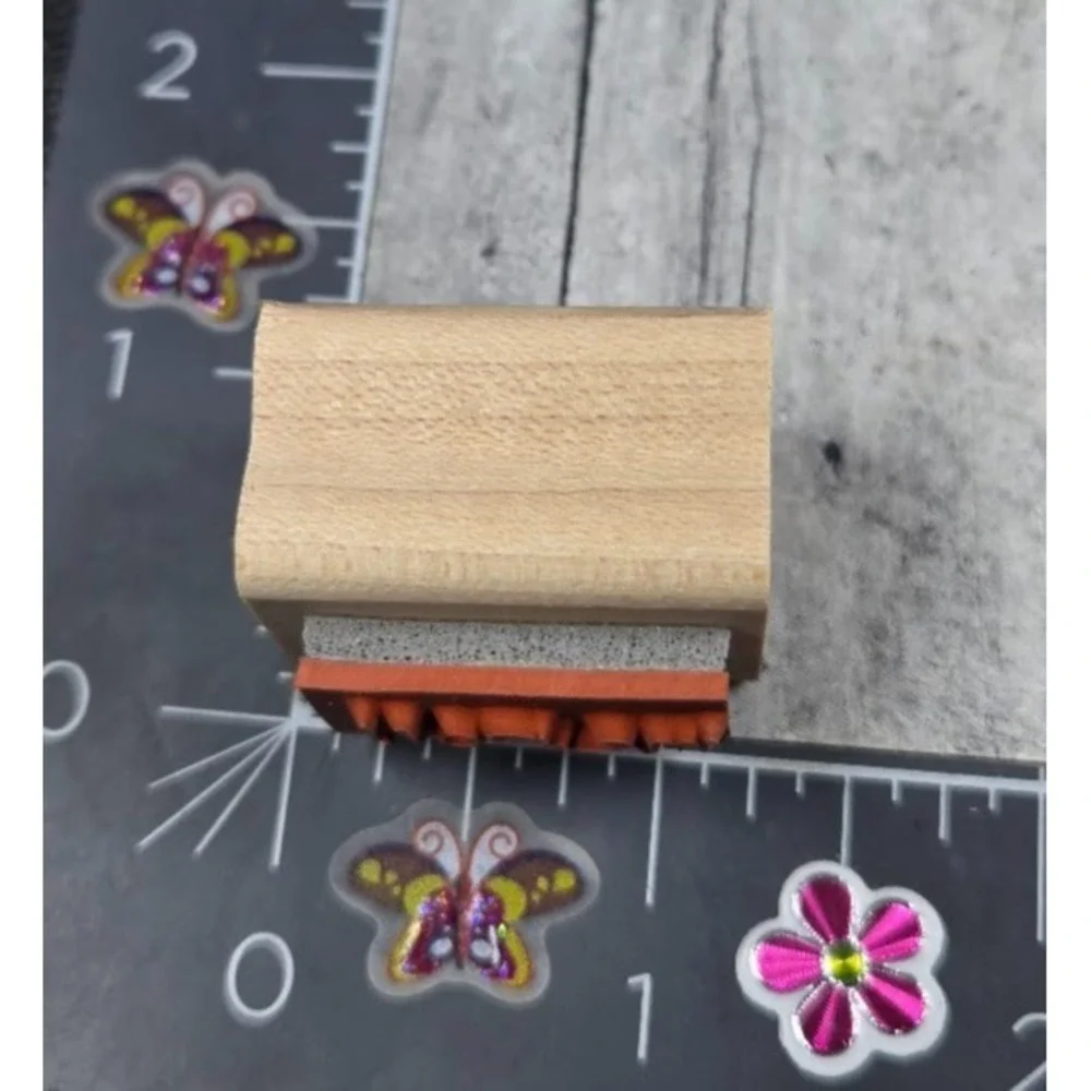 Stampin' Up! Merci Thank You 2004 Rubber Stamp Wood #L91